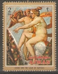 Stamps United Arab Emirates -  VENUS  Y  EL  AMOR  POR  RAPHAEL