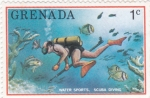 Stamps Grenada -  Submarinismo