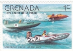 Stamps Grenada -  Carrera de lanchas
