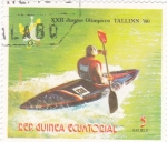 Stamps Equatorial Guinea -  Juegos Olímpicos Tallinn,80