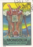 Sellos de Asia - Mongolia -  Silla de montar