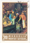 Stamps Mongolia -  Pintura