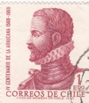 Stamps Chile -  II Centenario de la Araucana 1569-1969
