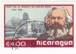 Stamps Nicaragua -  Centenario de la muerte de Carlos Marx