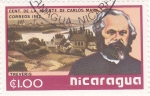 Stamps : America : Nicaragua :  Centenario de la muerte de Carlos Marx