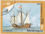 Sellos del Mundo : America : Nicaragua :  490 aniv. del descubrimiento de América