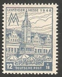 Sellos de Europa - Alemania -  38 - Feria de Leipzig 1946