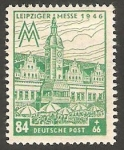 Sellos de Europa - Alemania -  40 - Feria de Leipzig 1946