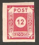 Stamps Germany -  5 - Cifra y nombre