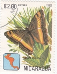 Sellos de America - Nicaragua -  Mariposa
