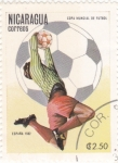 Stamps Nicaragua -  Copa Mundial de Futbol España-82 