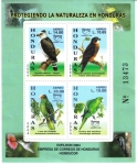 Stamps : America : Honduras :  Protegiendo La Naturaleza en Honduras