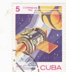 Stamps Cuba -  Mars 2-Aeronáutica