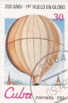 Stamps Cuba -  200 Aniv. 1º vuelo en globo