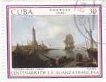 Sellos de America - Cuba -  Centenario de la alianza francesa