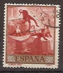 Stamps Spain -  ESPAÑA SEGUNDO CENTENARIO USD Nº 1216 (0) 1P ROJO GOYA