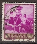 Stamps Spain -  ESPAÑA SEGUNDO CENTENARIO USD Nº 1218 (0) 2P MALVA GOYA 