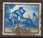 Stamps Spain -  ESPAÑA SEGUNDO CENTENARIO USD Nº 1219 (0) 3P AZUL