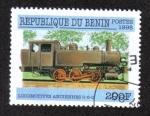 Sellos de Africa - Benin -  Locomotora 0-6-0