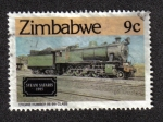 Stamps : Africa : Zimbabwe :  Locomotora No. 86, class 9,