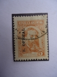 Stamps Argentina -  José Hernández -Poeta 1834-1886