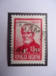 Stamps Argentina -  Almiránte: Guillermo Brown -1777-1857