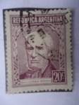 Stamps Argentina -  Almiránte: Guillermo Brown -(1778-1857 Irlándes)