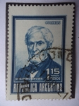 Stamps Argentina -  Almiránte: Guillermo Brown -(1777-1857 Irlándes)