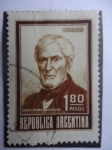 Stamps Argentina -  Almiránte: Guillermo Brown -(1777-1857 Irlándes)