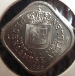 monedas del Mundo : America : Antillas_Neerlandesas :  1985 (Anverso)
