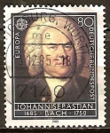 Stamps Germany -  Europa-CEPT. 300a Compositores. Bach.