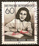 Stamps Germany -  50 Aniv nacimiento de Ana Frank (víctima de los campos de concentración y escritora de diarios).