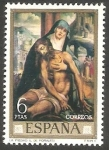 Stamps Spain -  La Piedad, de Luis de Morales