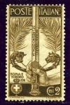 Stamps Italy -  Simbolo de Roma y Turin