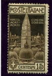 Stamps Italy -  Conmemorativos de la Reconstruccion de la Campana de Venecia