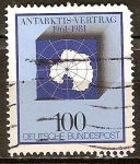 Stamps Germany -  20a Aniv del Tratado Antártico.