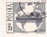 Stamps : Europe : Poland :  Transatlántico