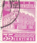 Sellos de America - Venezuela -  Oficina principal de correos de Caracas