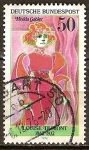 Stamps Germany -  Louise Dumont (1862-1932), actriz.