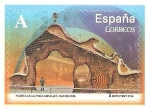 Stamps : Europe : Spain :  ARCOS  Y  PUERTAS  MONUMENTALES.  PUERTA  DE  LA  FINCA  MIRALLES,  BARCELONA.