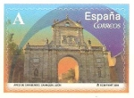 Stamps Spain -  ARCOS  Y  PUERTAS  MONUMENTALES.  ARCO  DE  SAN  BENITO,  SAHAÙN. LEÒN.