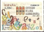 Stamps Spain -  TERCER  CENTENARIO  DE  LA  REAL  ACADEMIA  ESPAÑOLA