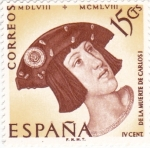 Stamps Spain -   1224 - Carlos I de España y V de Alemania