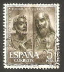 Stamps Spain -  XII Centº de la fundación de Oviedo, San Pedro y San Pablo