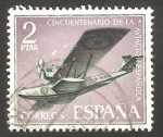 Stamps Spain -  1402 - Hidroavión Plus Ultra