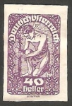 Stamps : Europe : Austria :  212 - Alegoría