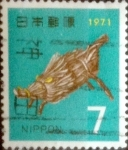 Stamps Japan -  Intercambio 0,20 usd 7 yenes 1970