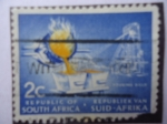 Stamps South Africa -  Pouring Gold. (Vertir Oro)