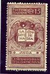Stamps Italy -  VI Centenario de la muerte de Dante. La Divina Comedia