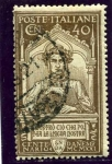 Stamps Italy -  VI Centenario de la muerte de Dante. Dante